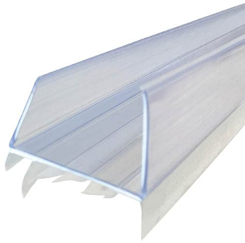 Burlete para Puerta de PVC Flexible Quatro Stop Transparente de 1 Metro con 4 Laminas gofradas para asegurar el Aislamiento.