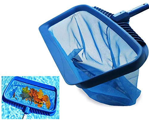 ANLEM Deep Bag Skimmer Fine Mesh Pool Skimmers Net Leaf Rake Heavy Duty Cleaning Tool for Cleaning Swimming Pool Leaves Debris