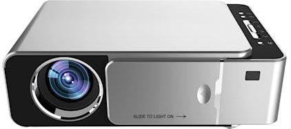 CYLZRCl Wireless Same Screen Projector, Mini Led Projector, Pocketable Projector, 1080p Portable Short Throw Mini Mobile Business Projecto (Color : Base)