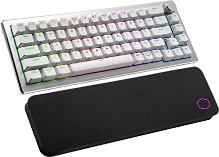 Cooler Master SK652 Tastiera meccanica completa per gioco a basso profilo, interruttori blu click, RGB personalizzabile, design ergonomico, connettività USB-C, Mac/Windows, QWERTY (SK-652-SKTL1-US)