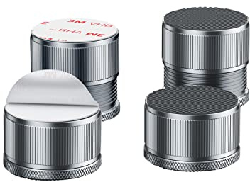 nediea Möbelfüße Selbstklebend 1.5in, Betterhöhungen, Möbelfüsse Strapazierfähig, Metall Möbelerhöhungen, Selbstklebender Möbelheber Gewinde Höhenverstellung, 4er-Set