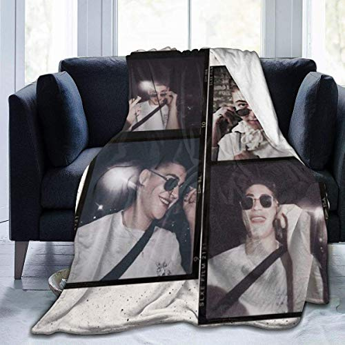 YINGD Hero Fiennes Couverture Tiffin imprimée numériquement ultra douce en micro polaire légère pour lit ou canapé