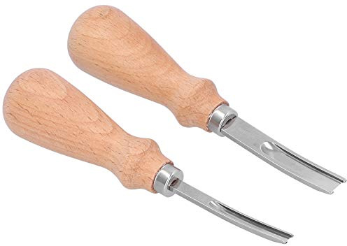 Kanten-Beveler-Werkzeug-Werkzeuge Leder-Ausdünnung Messer aus Holz-Griff-Edger-Leder, Leder, Leder, Holz, Stahl, Leder, Leder, Beveller