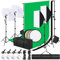 Set Fotografico con Supporto per Fondale 2,6x3m, Sistema Supporto Sfondo con Softbox+Ombrelli+Fondale*3+5 in 1 Reflector+Morsetti, Kit di Illuminazione per Fotografia for Photo Studio Fotografia Video