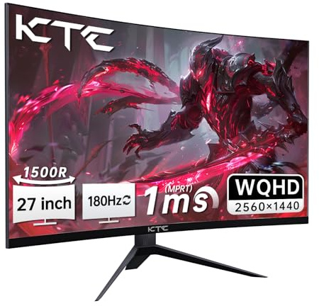 KTC Nuevo Monitor de Curva Ordenador H27S17