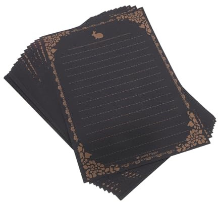 HYTROVE 50blätter Briefpapier Retro-briefpapier Für Grußkarten Einladungen Schreibpapier Leere Briefblätter