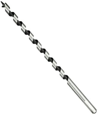 1 Pcs Long Wood Auger Drill Bits 12mm x 300mm Hexagonal Auger Bit, Cuts Shallow and Deep Holes in Wood
