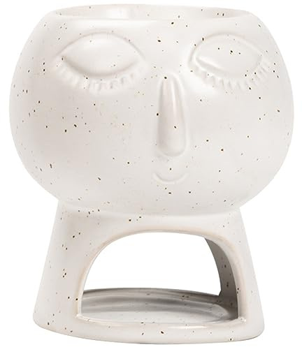 MAGICLULU Lámparas Aromáticas Calentador De Fragancia Difusor Hogar Decoración Conformado Básico Quemadores para Aceite Perfumado Aroma Votivo Cera Perfumada Cerámica