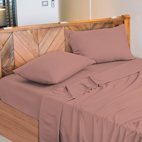 NARCISO Juego de Sabanas 90x200 100% Algodón Made in Italy, Juego de Cama Completo Compuesto por 1 Sábana Bajera 90x200 con Elástico, 1 Sábana Encimera 150x290, 1 Funda de Almohada 50x80cm