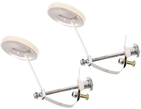 Abaodam 2stücke Dämpfer Für Snare-drum Aus Metall Und Filz -pads Für Schlagzeug-zubehör Lautstärke Kompatibel Für Übung Und Auftritt
