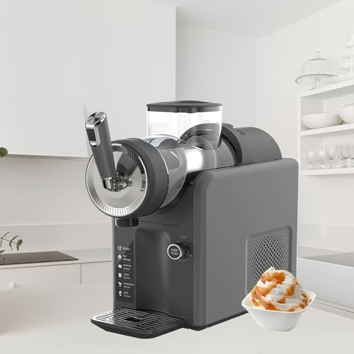 YXZQLOZ Máquina de granizados para el hogar Máquina Profesional de Bebidas congeladas, Capacidad de 1,8 l, Pantalla LED, Funcionamiento silencioso (A)