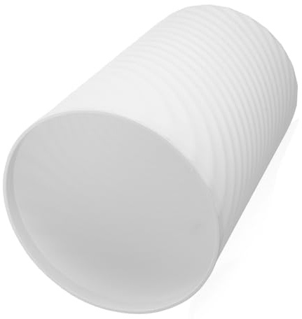 Alipis Poubelle sans Couvercle Blanche pour Bureau et Salle de Bain Corbeille Ouverte Résistante et Facile à Nettoyer Poubelle Polyvalente pour Chambre et Salon