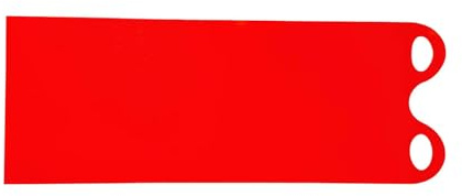 Generisch Vielseitiges Ganzjahres-Rodeln für Schnee, Sand Freizeit-Rutschbrett mit langlebigem Design (Red, 137X46cm)