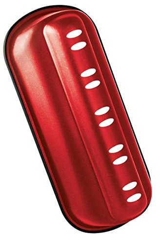 Zenker Stollenbackform 31 cm Sparkling Christmas, hochwertige Stollenform mit Antihaftbeschichtung für kinderleichtes Backen, Backform für Christstollen zum selber machen (Farbe: Rot)