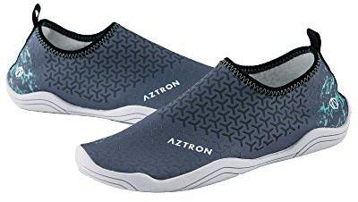 AZTRON Gemini-II vattenskor badskor surfskor vattenskor neoprenskor neopren grå, GRÅ, 38/39 EU