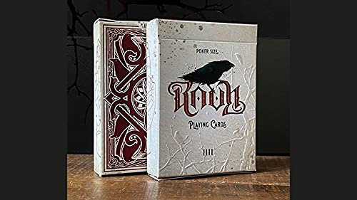 Murphy's Magic Supplies, Inc. RAVN IIII (Rot) Spielkarten | Cooles Pokerdeck zum Sammeln | Karten für Zauberer und Zaubertricks