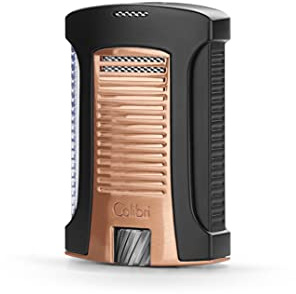 Colibri Daytona Jet Feuerzeug | Zigarren- und Zigarettenanzünder | Windbeständig | Funktioniert mit Butan (Nicht im Lieferumfang enthalten) | Elegante Geschenkbox | Zwei Jahre Garantie (Roségold)