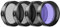 NEEWER Mondfilter Kit mit 3 ND Mondfiltern (ND0.9 ND0.6 ND0.3), Lunar Sternenglanz Filter, Mondkarte, Reinigungstuch für Mondbeobachtung, kompatibel mit 1,25 Teleskopokular, FL-25