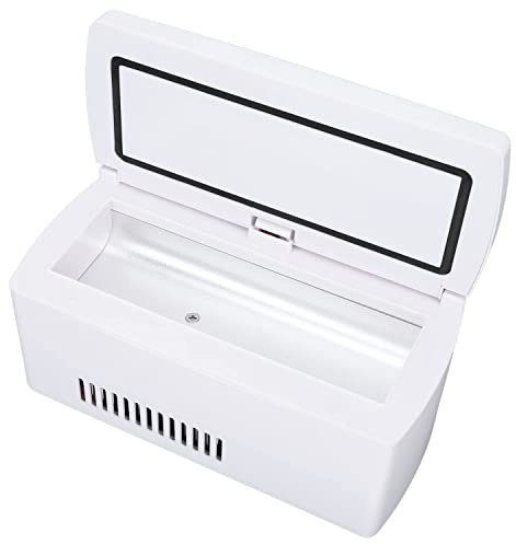 Frigorifero Portatile per Insulina Frigo Box Mini Car Medicina Temperatura Costante Frigorifero Piccolo Diabete Insulina Kit Freddo Caldo Alimentato A Batteria For Homecamping (Size : Double Battery)