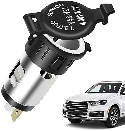 Yajimsa Encendedor Coche - Base Encendedor Núcleo Cerámica 120 W, Accesorios para Automóvil, Estable, Reemplazo Conveniente