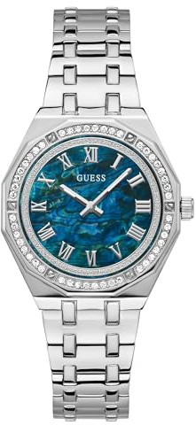 GUESS Damen Uhr Armbanduhr Desire Edelstahl