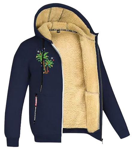SRZYMJ Winterjacke Herren Lang Warm Dicker Übergangsmantel Wintermantel Parka Übergangsjacke Freizeitjacke Baumwolle Outdoorjacke Xxl Funktionsjacke Softshelljacke Sweatjacke Steppjacke Fleecejacke
