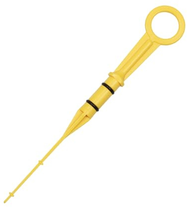 A ABSOPRO Varilla De Medición De Aceite Del Motor No.8200141457 Indicador De Nivel De Aceite De Doble Agujero Para Renault Megane Mk2 Hatchback 2002-2015 Plástico Metal Amarillo