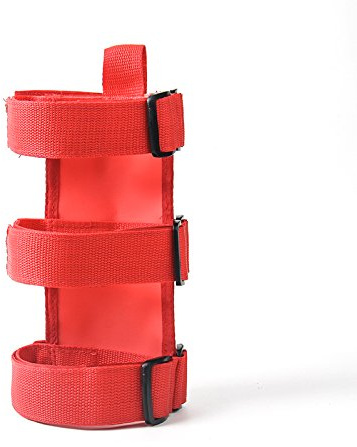 Oxford Car Roll Bar Porta estintore di grandi dimensioni e piccole dimensioni for Jeep Wrangler TJ JK JL 1997-2018 Accessori auto(Red)