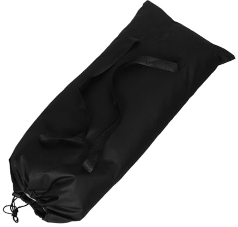 LOORGVEL Rucksack in Schwarz Skateboard aus Polyester mit Großem Fassungsvermögen Moderner und Doppelgriff Tragbare Skateboard Tasche für Outdoor und Reisen