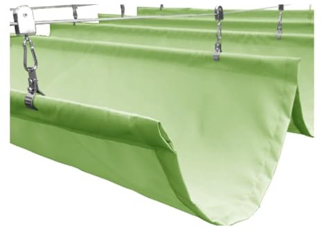 LXBAMKEA Retractable Wave Sun Shade Sails, Water Proof Rainproof UV Protection Roller Blinds, Outdoor Pergola Canopy Shade Cover, Trellis Gazebo Patio Awning, Roof Shelter