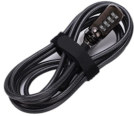 Yctze Serrure à Combinaison Numérique sans clé étendue pour Ordinateur Portable, Projecteur et Ordinateur Portable – Sécurisez Vos Appareils avec un Verrou Antivol codé