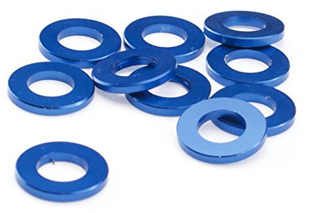 Unterlegscheiben M5 M6 Aluminium Scheibe DIN 125 Alu blau eloxiert