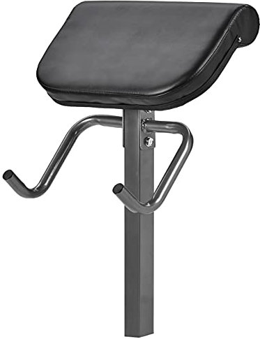 Bad Company optionales Zubehör für die Hantelbank BCA-49 I Scott Curler Ablage für die mehrfach verstellbare Trainingsbank in verschiedenen Farben (Silber)