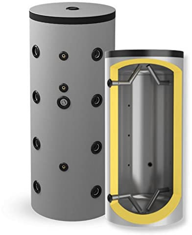 Pufferspeicher ohne Wärmetauscher für Heizungssysteme, BHKW, Wärmepumpen - 500 Liter
