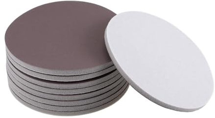 BOXONLY Schleifschwamm für Nass/Trocken, 12,7 cm, Schleifschwamm, Premium-Option für Metall, Holz, Verbundwerkstoffe und feine Verarbeitung, Körnung 800–1000, 6 Stück