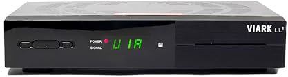 VIARK Viark LIL2 Receptor Satélite DVB-S2 Full HD 1080p H265 con Lector de Tarjetas, LAN y Antena WiFi