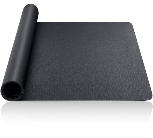 Drydiet 1 Pcs Work Bench Mat Top 24 x 48, PU Leather Tool Box Drawer Liner Tool Box Mat, Cuttable Workbench Pad, Easy Clean, Scratch Resistant Non-Slip Pad, Protect Workbench Tabletop Countertop