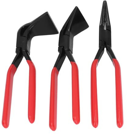 Pinza per Piegare i Metalli, Pratica Pinza per Piegare i Metalli con Ganascia Diritta per Impieghi Gravosi, Acciaio Ad Alto Tenore di Carbonio 45° 90° per Appiattire Lamiere