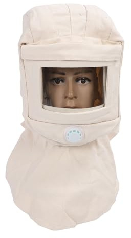 Capuchon de Sablage ventilé, Châle en Toile, équipement de Protection, Masque Coupe-Vent, pour Le Polissage, Le Ponçage, la Peinture, Le Revêtement en Poudre