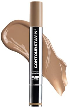 Sacheu Liquid Contour STAY-N Cream Contour, Longwear, Giving Iconic | Formule fondante & superposable, légère, anti-bavure, collagène vegan, acide hyaluronique & peptides, fini satiné