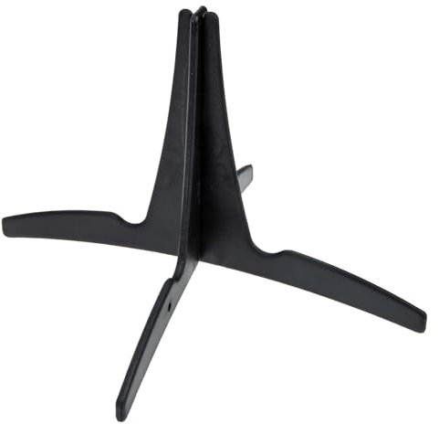 Warmhm Clarinet Stand Holder Rack Support Portable Accessory Folding Oboe Stand Musical Instrument Stand Plastic Black