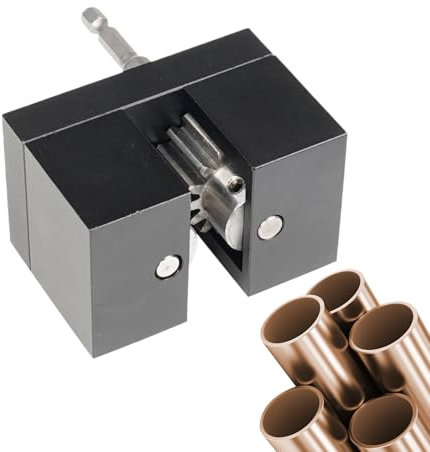 Prensa de tuberías, herramienta de compresión de tuberías con de engranajes - Solución industrial para prensar tuberías para suministro de agua y principiantes