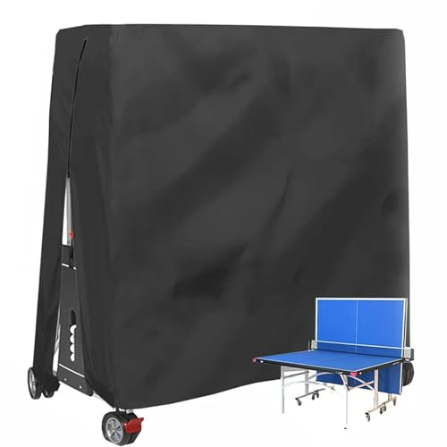 NEWFUN copertura tavolo ping pong, Impermeabile, adatto per tavoli da ping pong all'aperto e al coperto, 165 * 70 * 185 CM