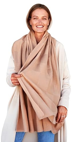 EMAAL 100% Kaschmir Schal Berlin, 4 Farben, Gestrickt, 190x70cm, Damen/Herren, Design aus der Schweiz, als Geschenk, Stola, elegantes Accessoire, kuschelig, nachhaltig, langlebig