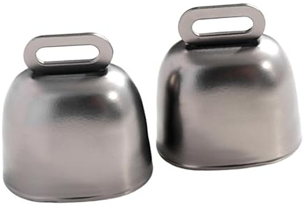 Gralara 2 Pezzi Campanelli per Mucche Campanelli per orsi per rumori da pascolo per Pecore Bestiame Cane Pesca