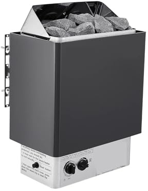 Saunaofen, Elektrischer Saunaofen 3 KW Mit Interner Steuerung, Überhitzungsschutz, Edelstahl, Dampfgenerator For Spa-Saunaräume für Home Hotel