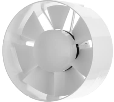 EUROPLAST Ø 150mm Rohrventilator mit Timer - Rohrlüfter Kanallüfter Nachlauf
