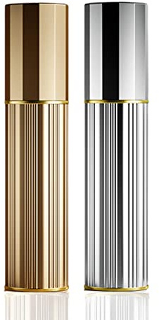 BRARIOS Parfümzerstäuber Nachfüllbar,5ml Mini Parfum Zerstäuber, Sprühflasche Klein für Parfum, Parfümflaschen Leer für Reise(Gold/Silber)