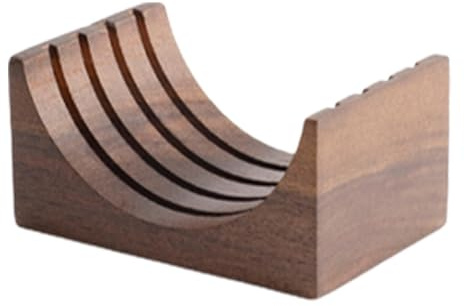 Soporte de malla de pantalla de café, soporte de filtro de café de madera,Soportes de pantalla básicos de pantalla de arandela de madera - Soporte estable, organizador de almacenamiento eficiente para