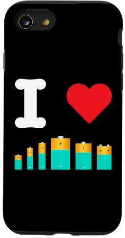 iPhone SE (2020) / 7 / 8 I Love Batteries Energy Renewable Power Storage Electronics Case